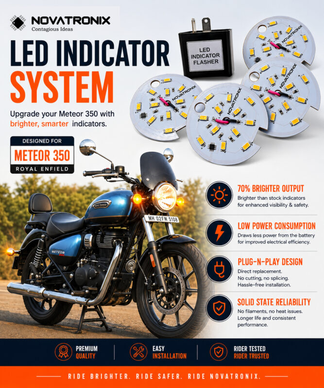 Meteor 350 LED Indicators